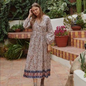 Christy Dawn Willa Dress in Sand Anemone Vine NWT